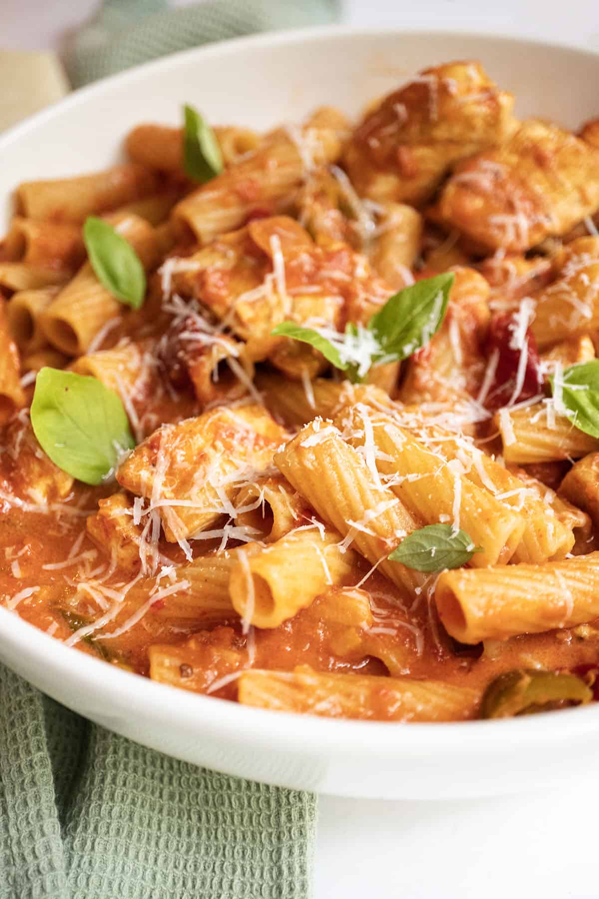 Spicy chicken Riggies