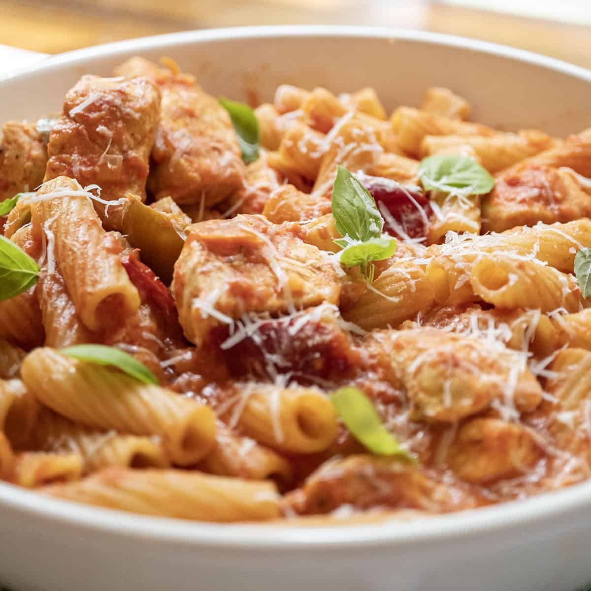 Spicy chicken Riggies