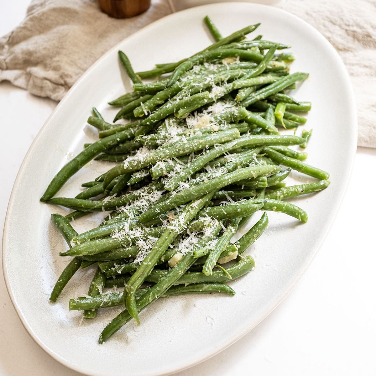 BEST Garlic Parmesan Green Beans