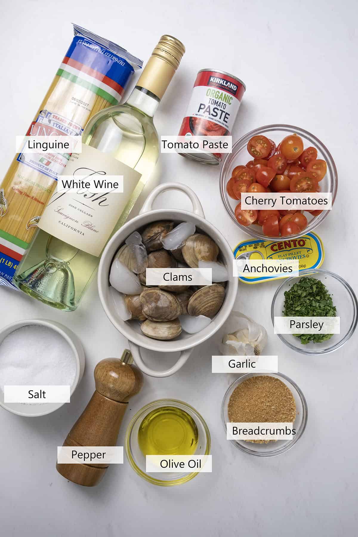 Ingredients for the recipe.
