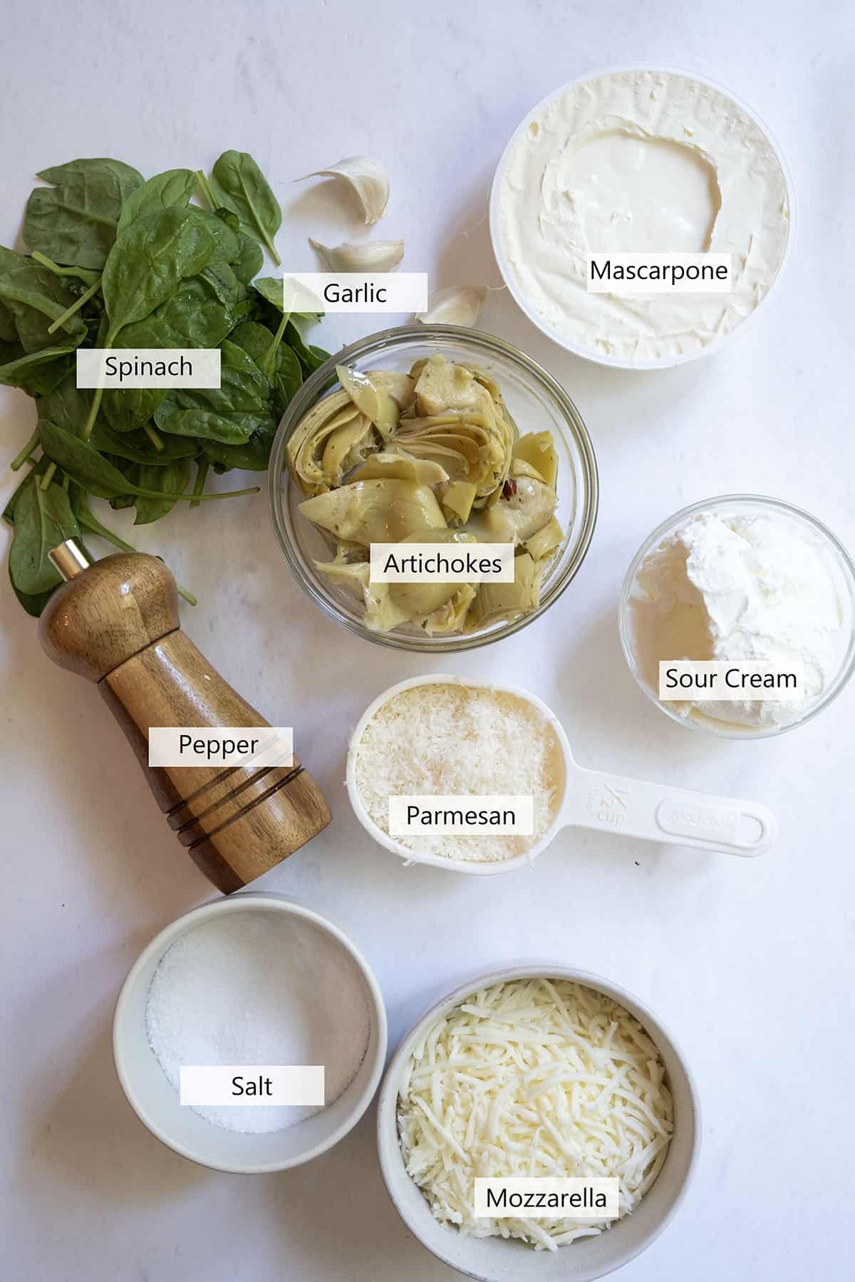 Ingredients for the recipe.