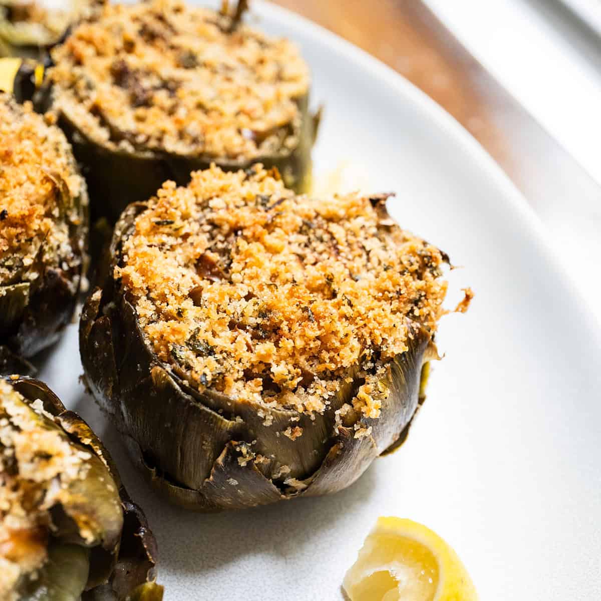 Easy Italian Stuffed Artichokes