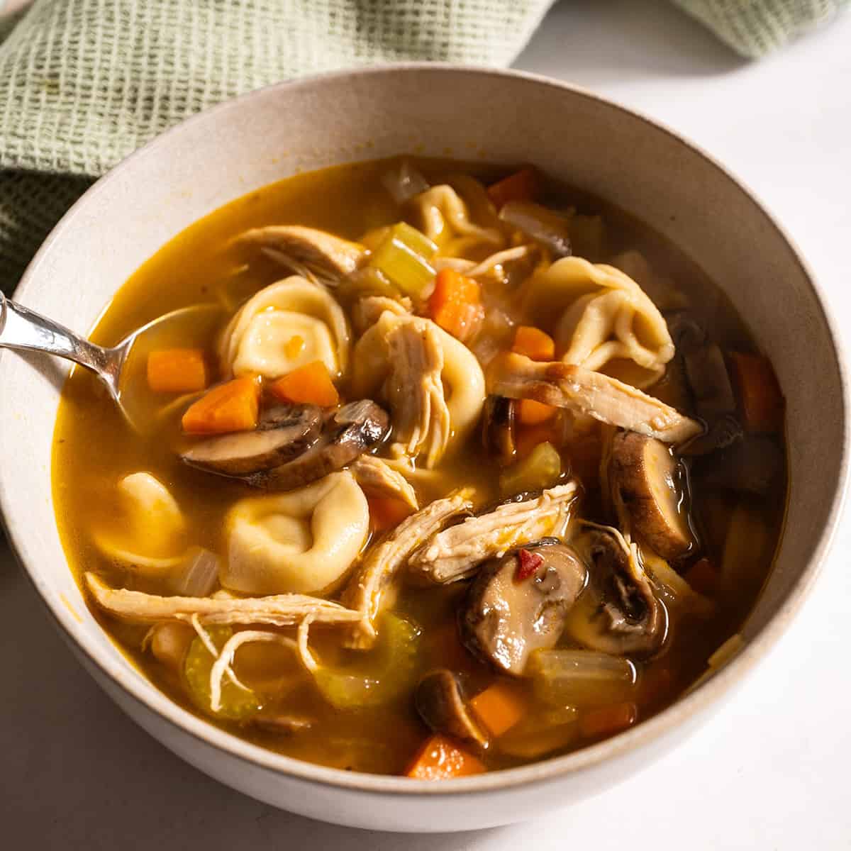 Chicken Tortellini Soup