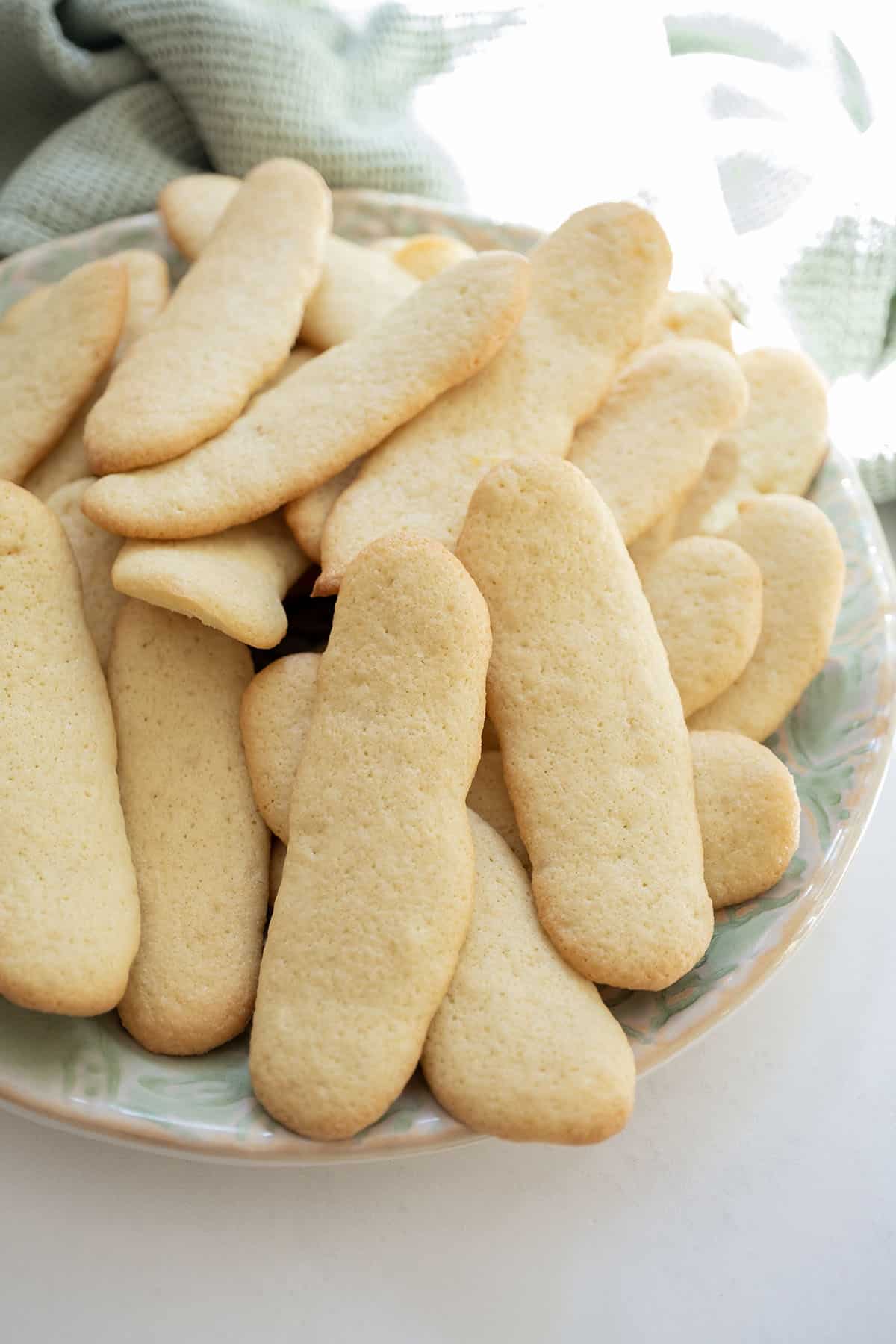 Ladyfingers on a plate.
