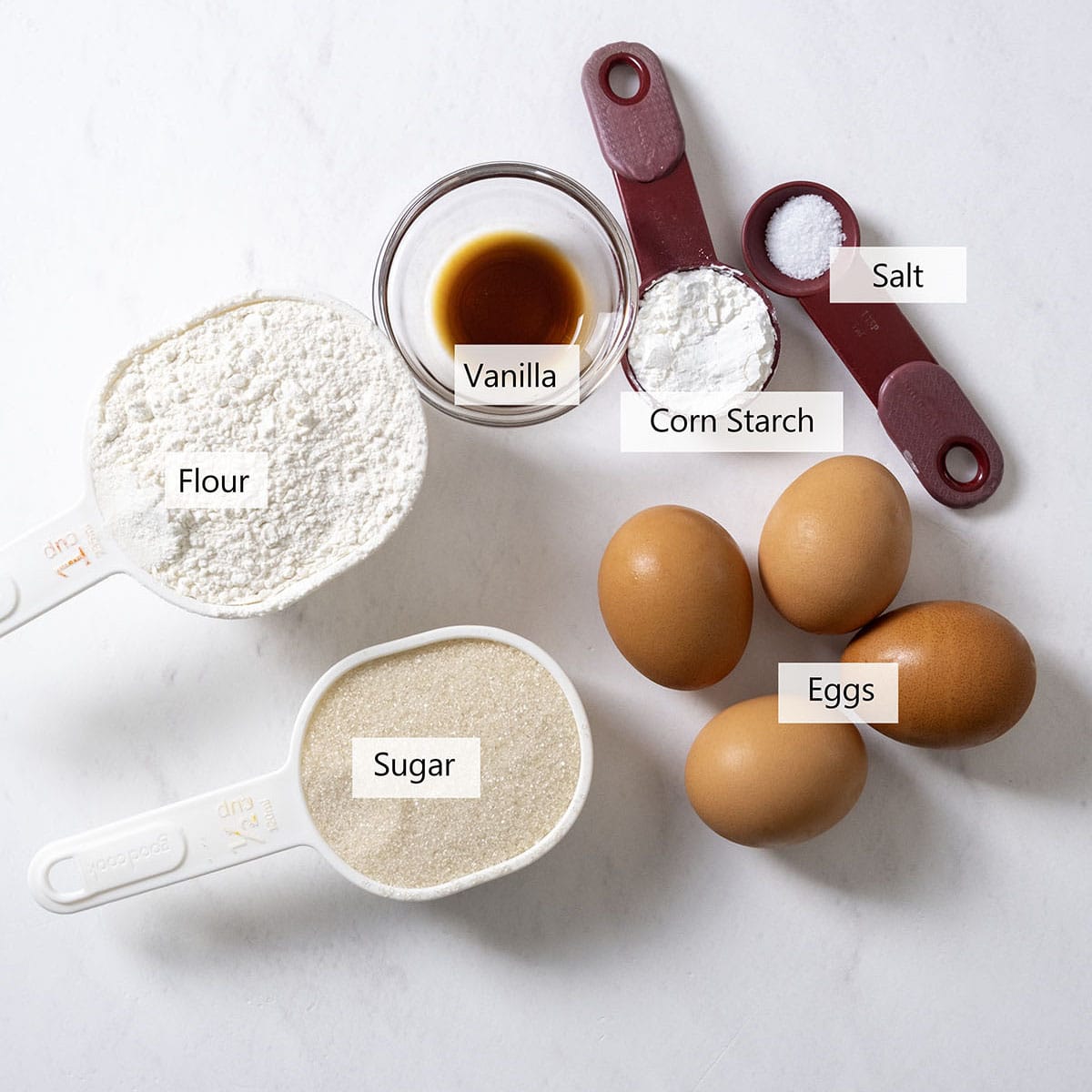 Ingredients for the recipe.