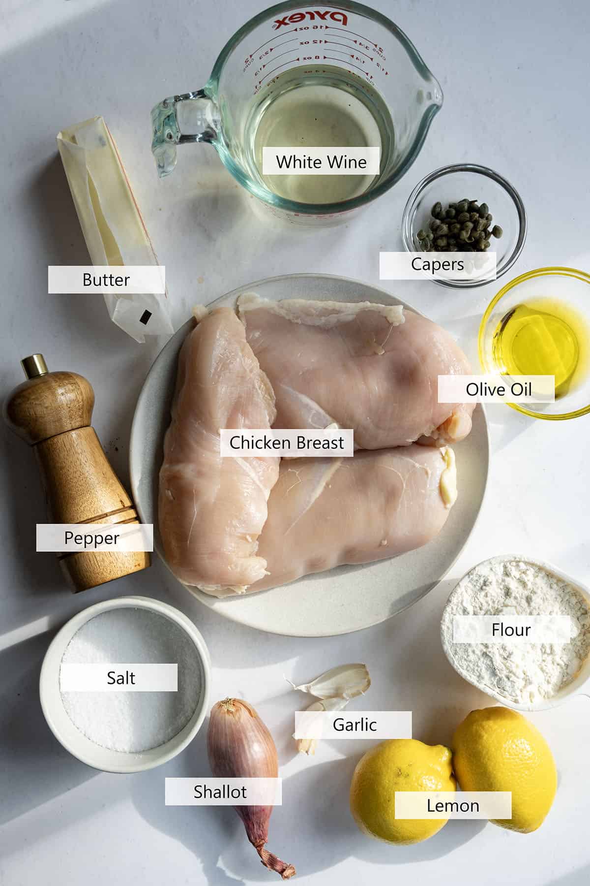 Ingredients for the recipe.