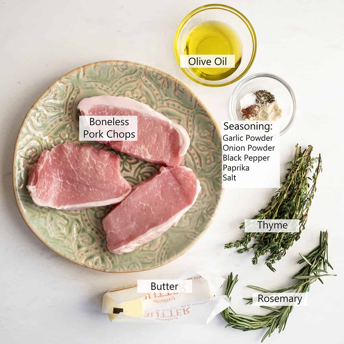 Ingredients for the recipe.