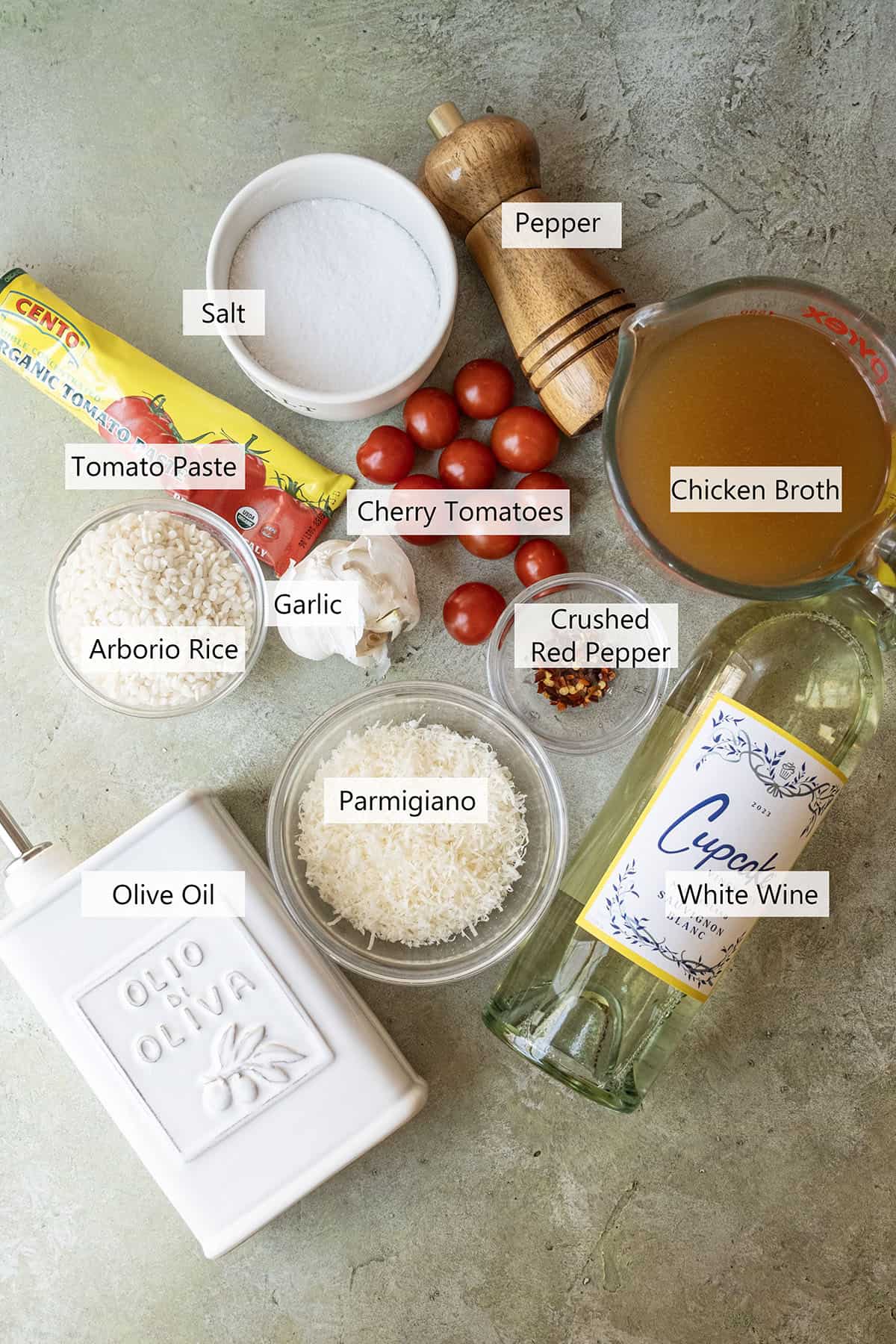 Ingredients for the recipe.