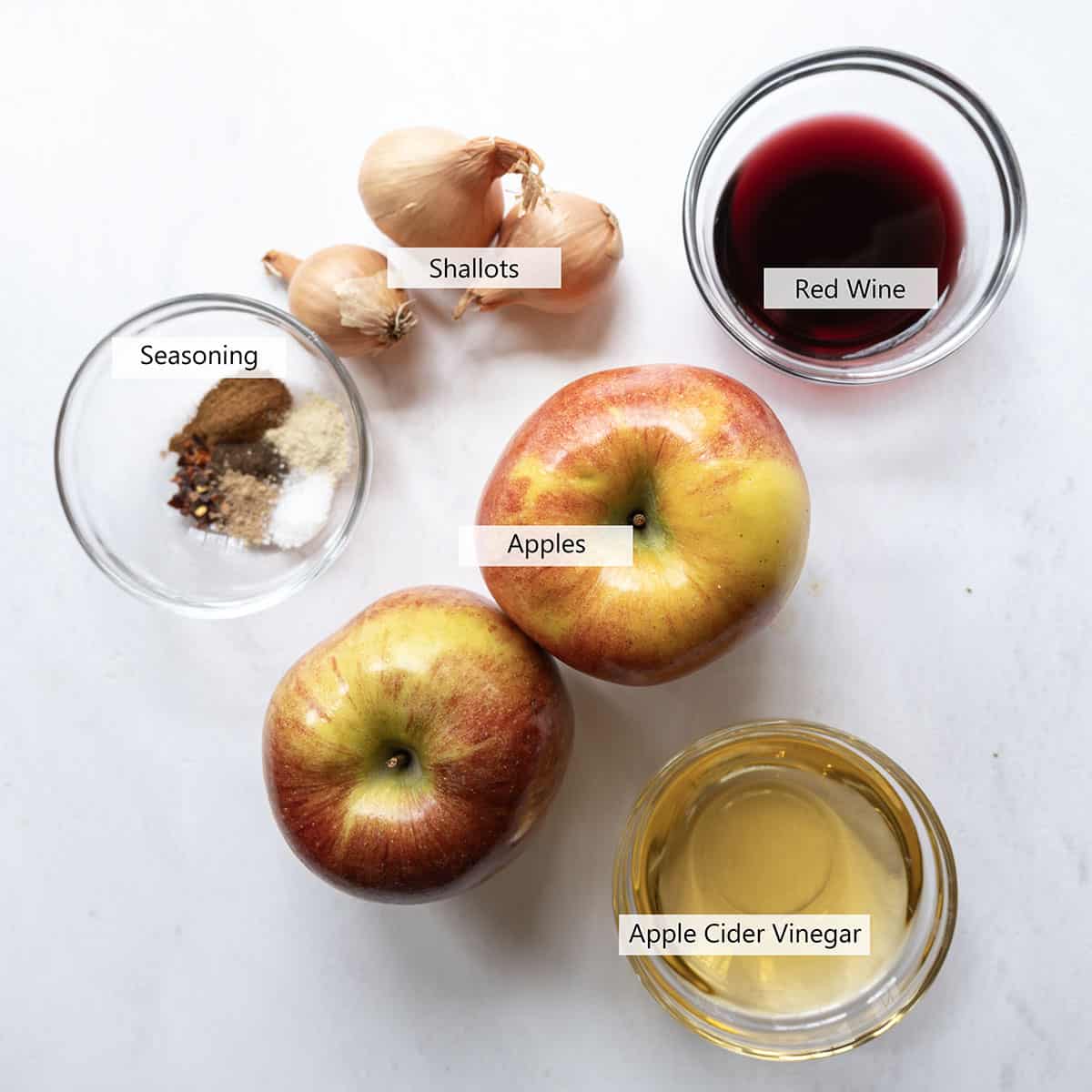 Ingredients for the recipe.