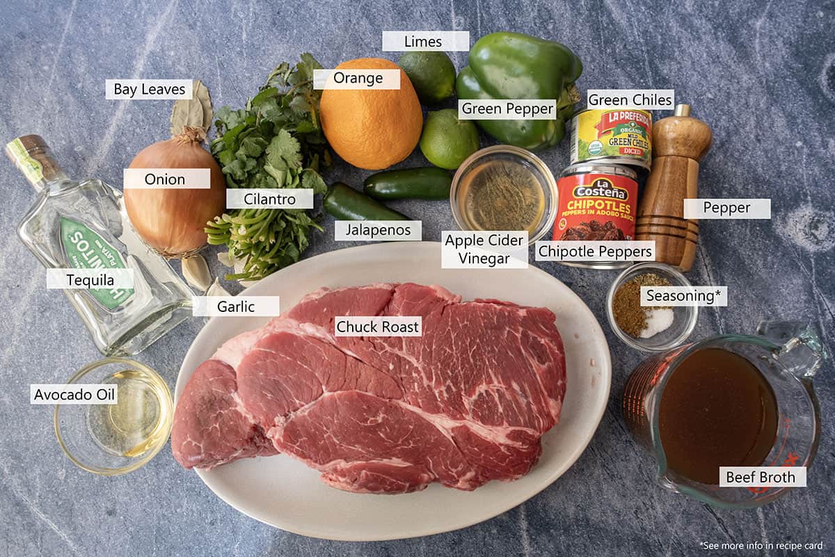 Ingredients for the recipe.