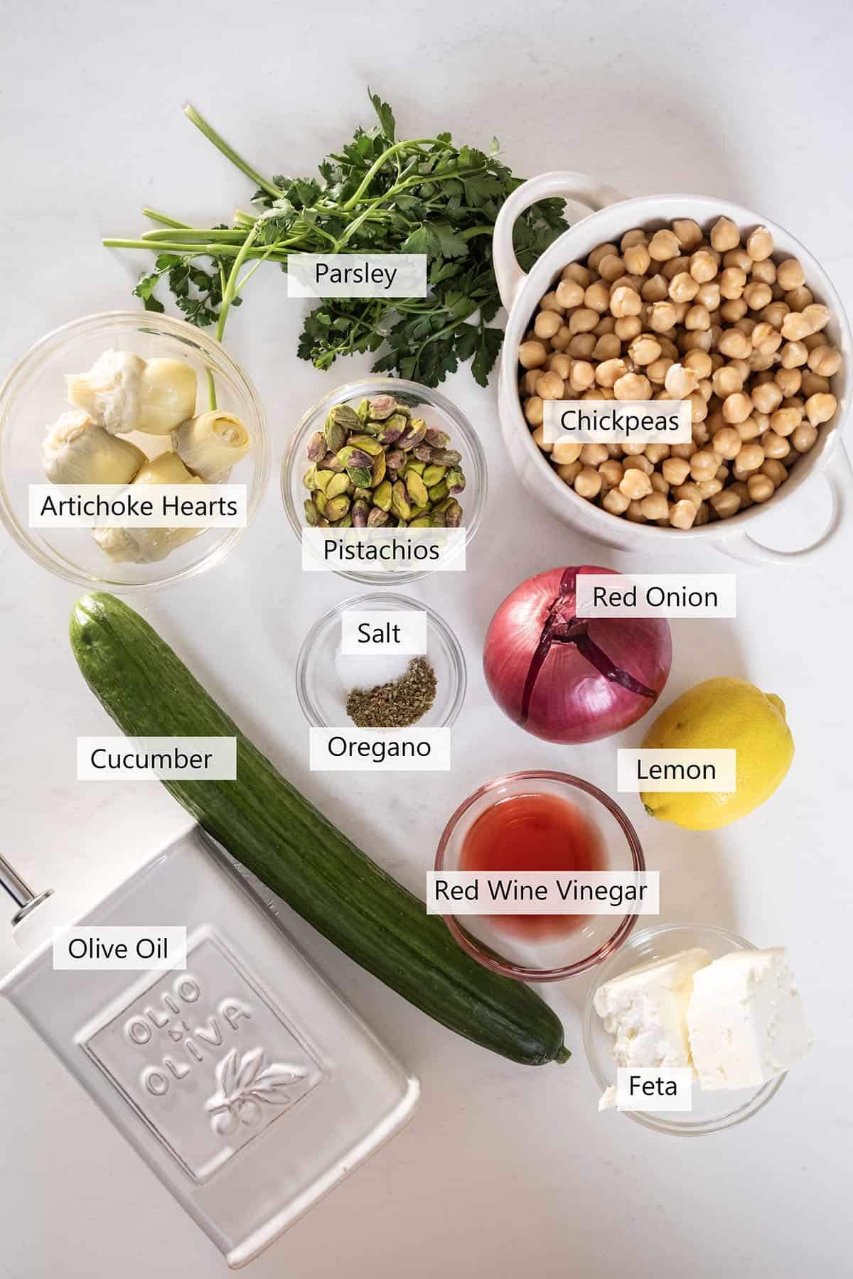 Ingredients for the recipe.
