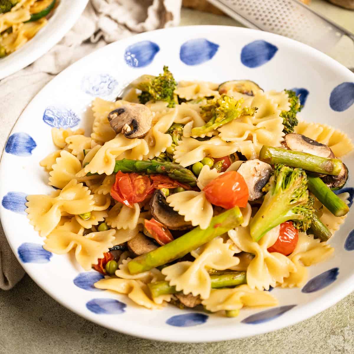 Pasta Primavera (with Broccoli and Asparagus)