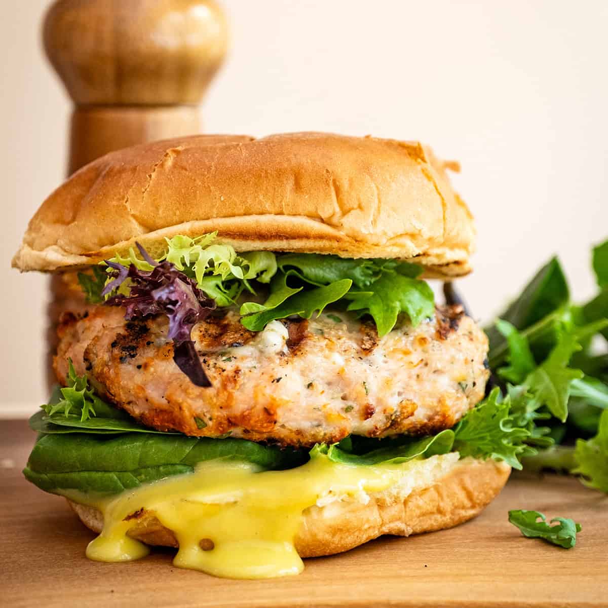 Gorgonzola Grilled Chicken Burger
