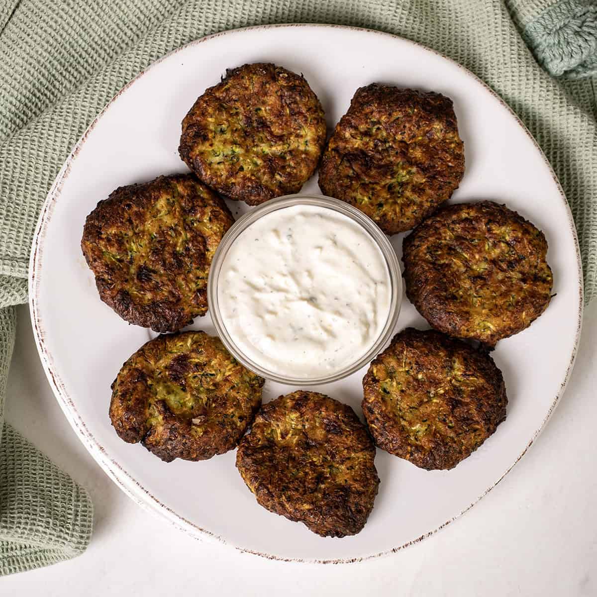 Air Fryer Zucchini Fritters