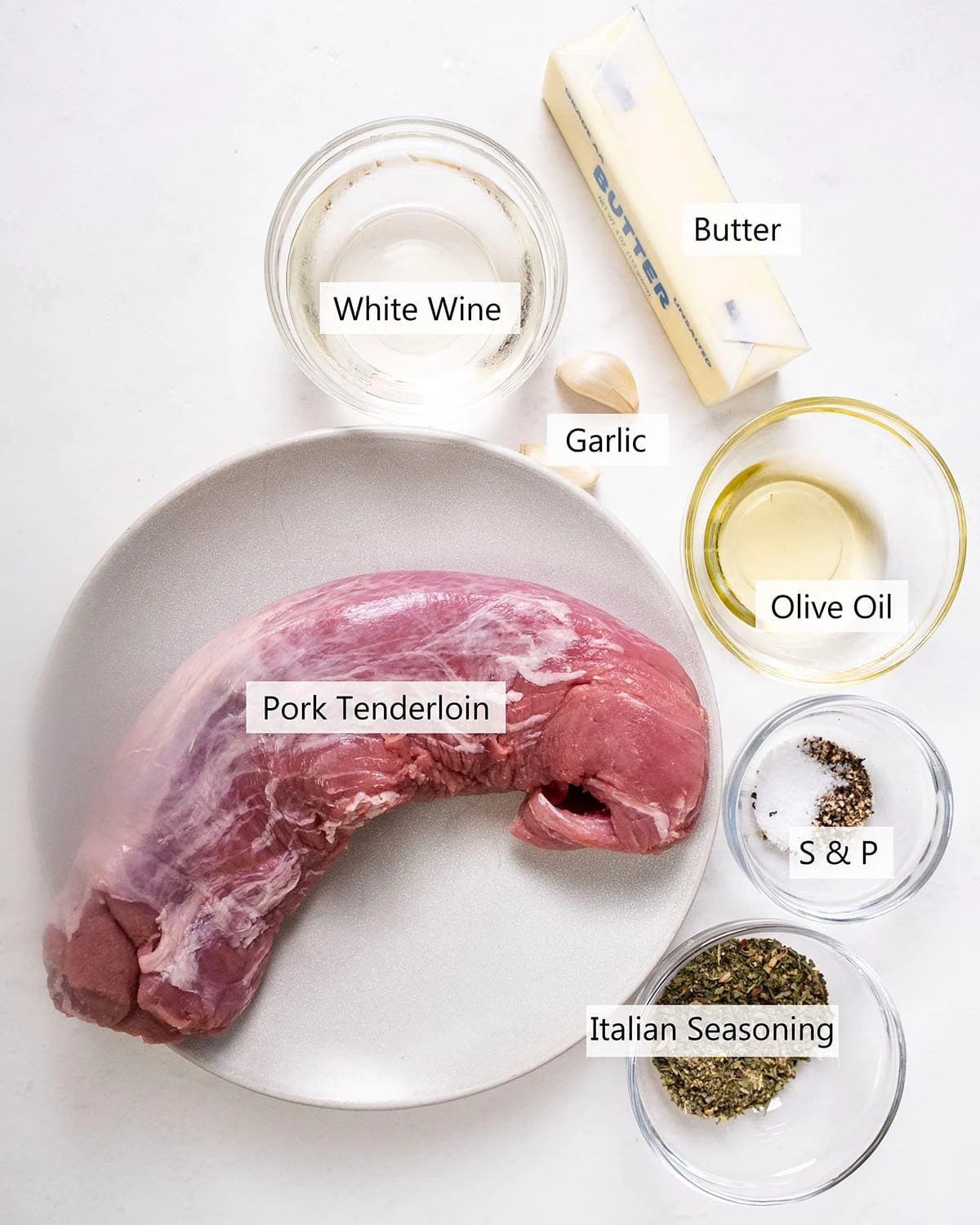 Ingredients for the recipe.