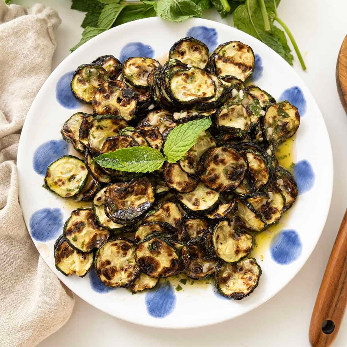 Grilled Zucchini alla Scapece