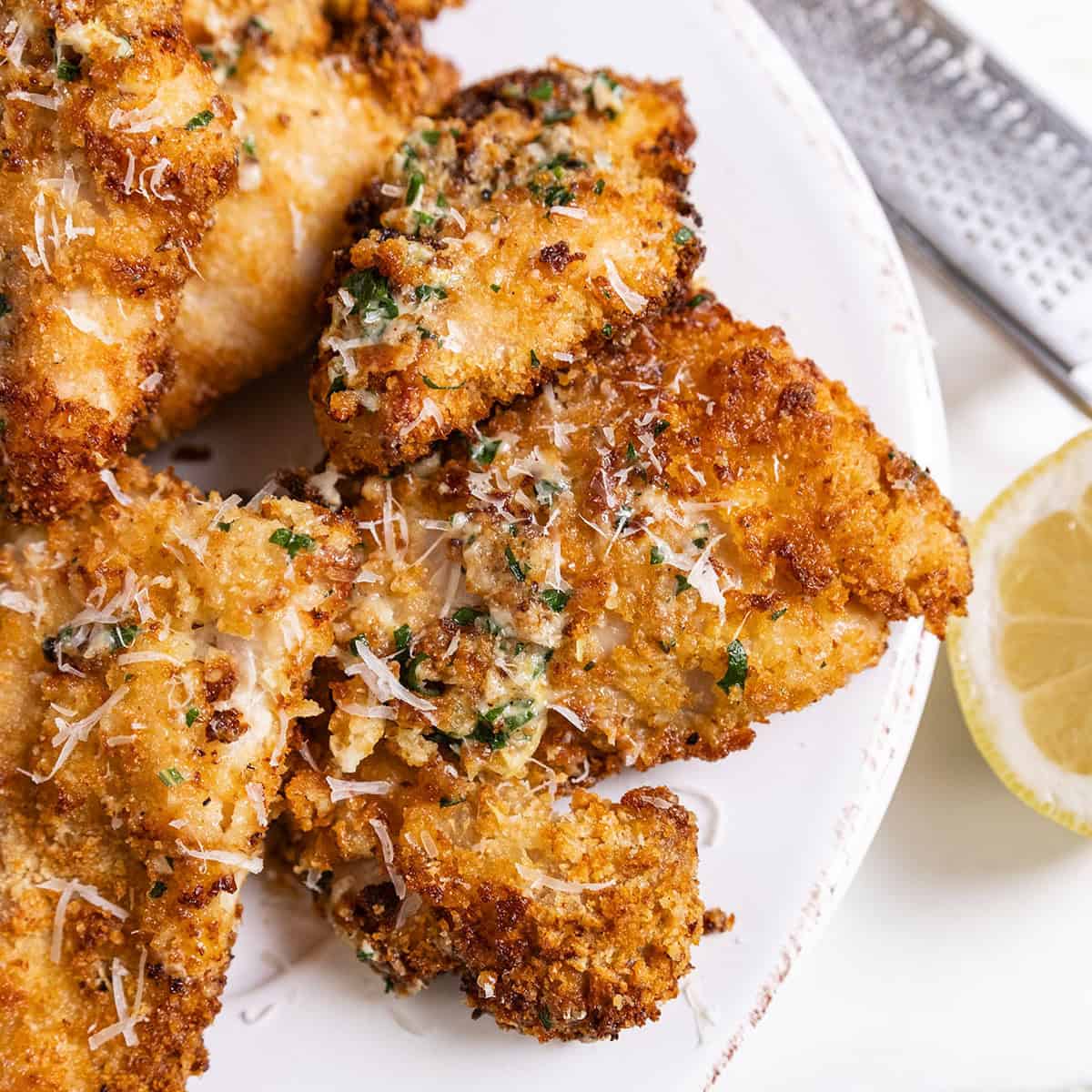 Air Fryer Parmesan Crusted Chicken