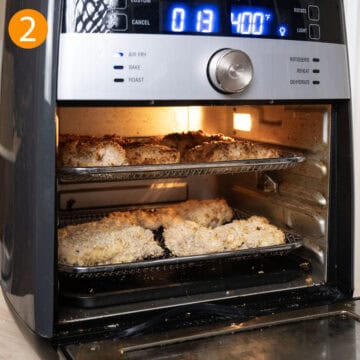 Chicken thighs in the air fryer.