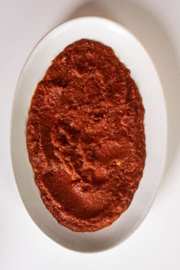 Plate of marinara.