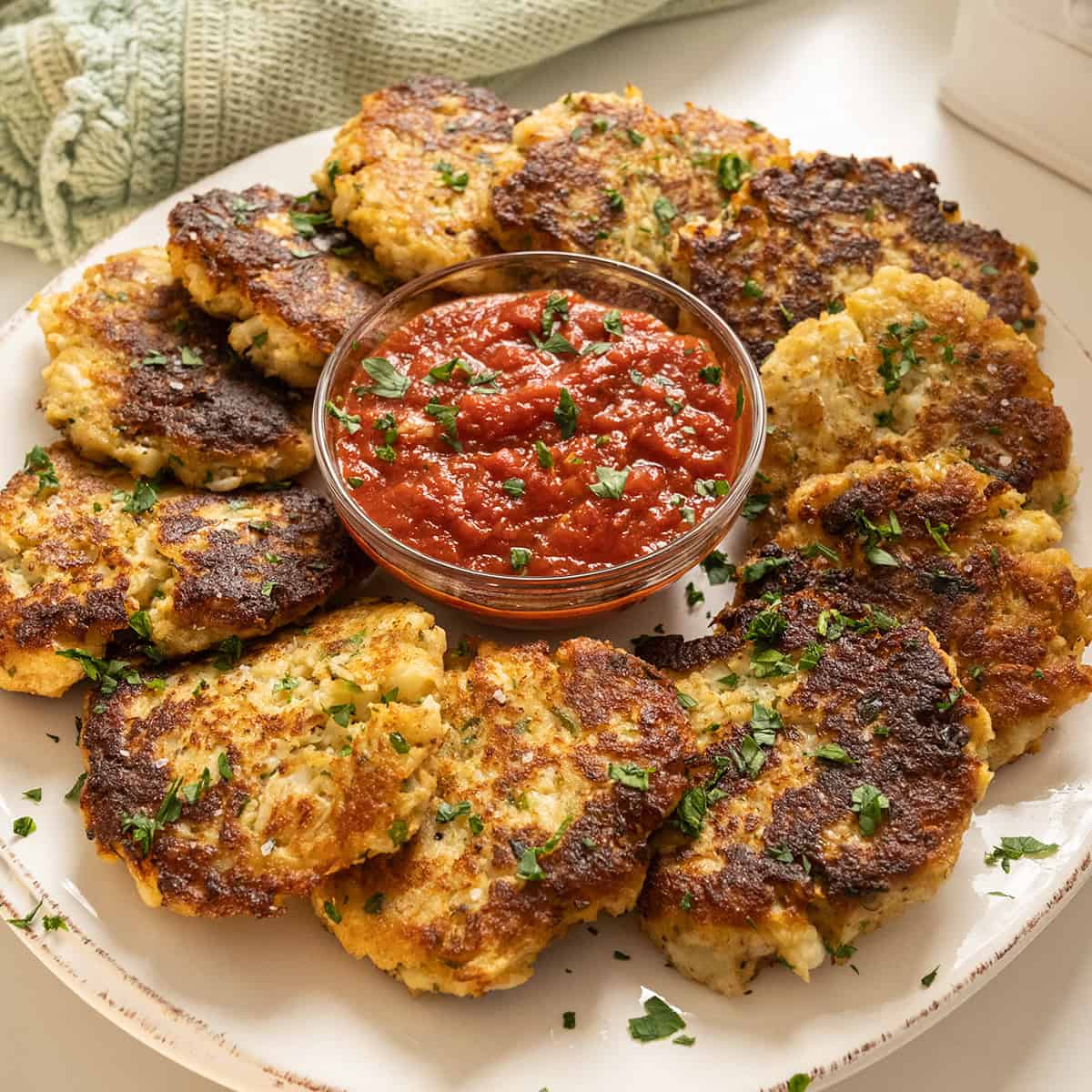 Fried Cauliflower Cakes