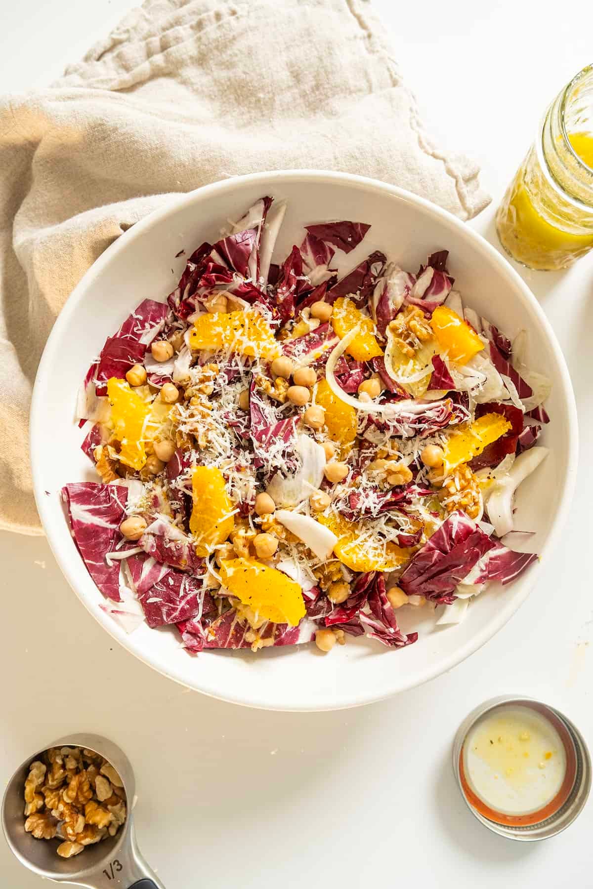 Radicchio Salad in a bowl.