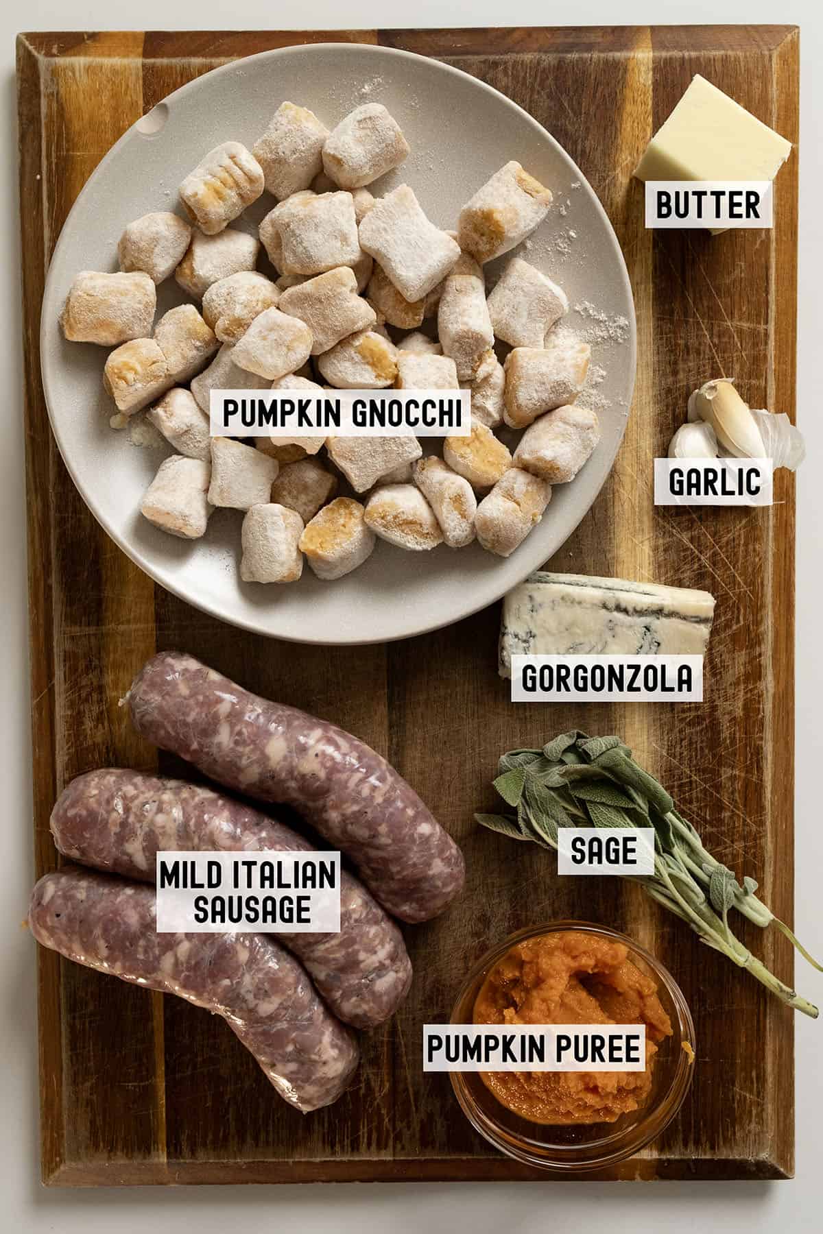 Ingredients for the recipe.