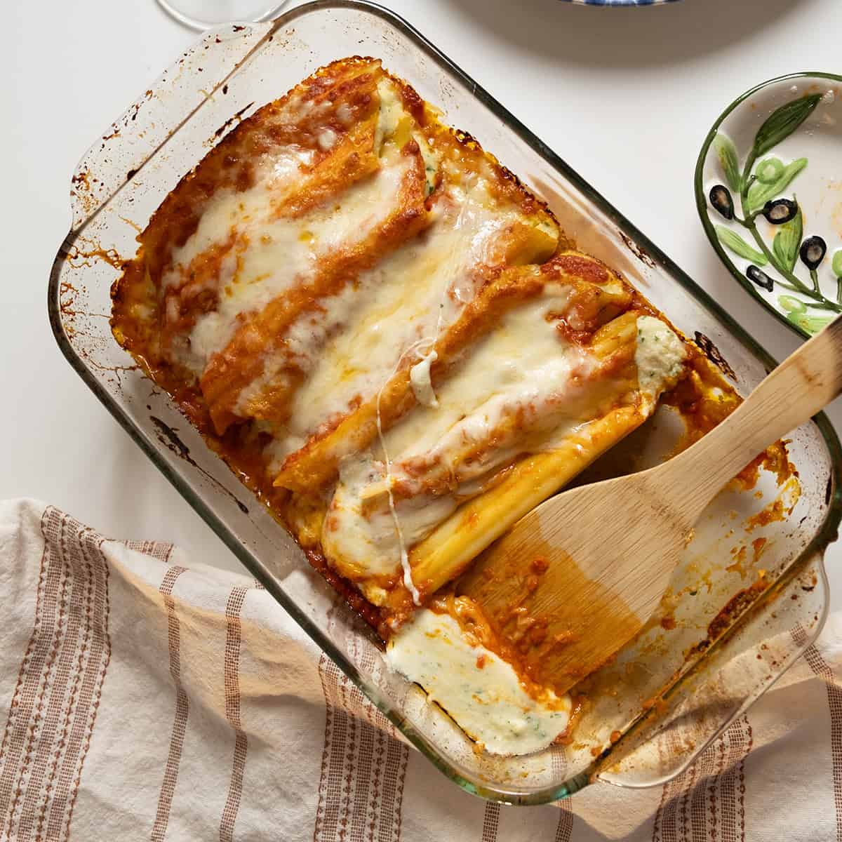 Baked Cheese Manicotti