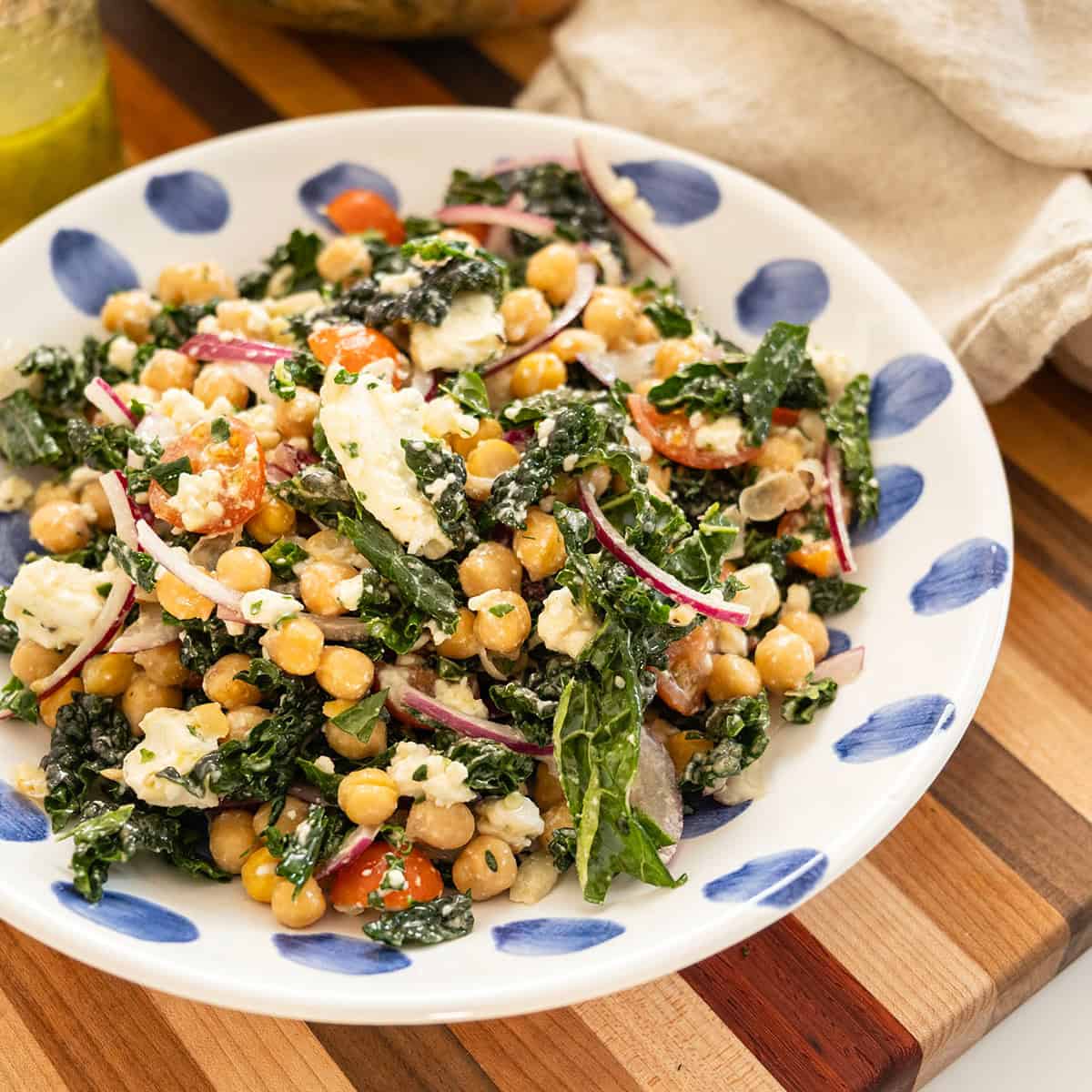 Garbanzo Bean Kale Salad
