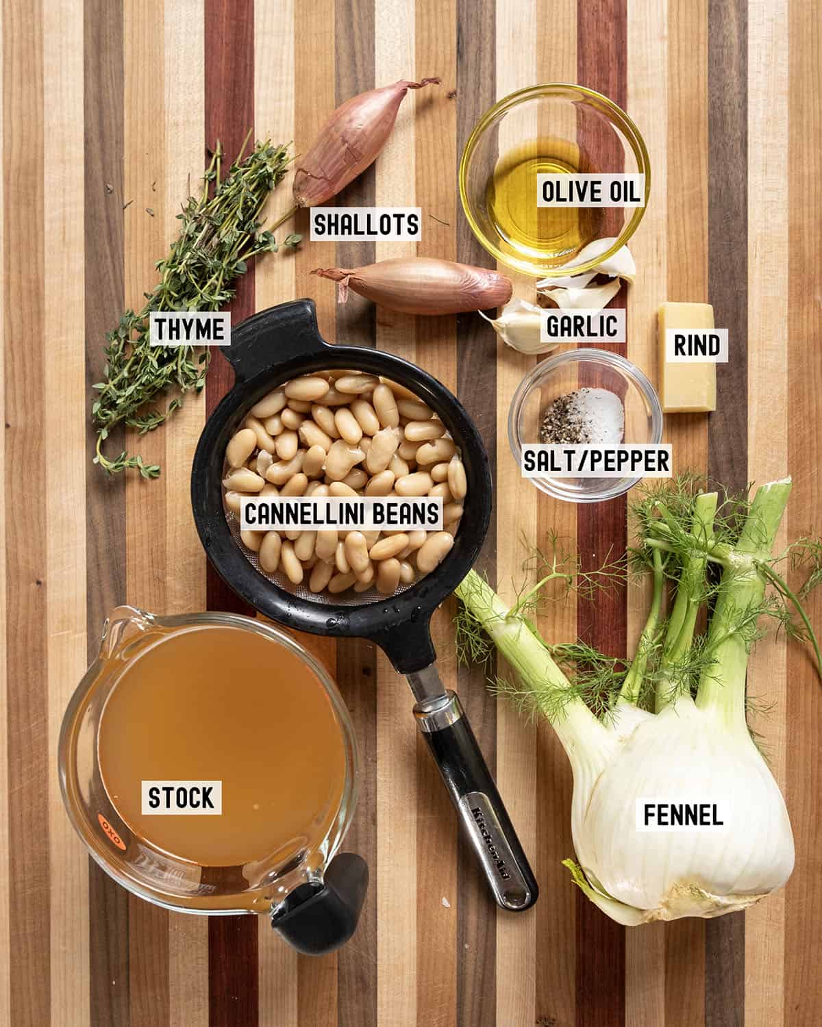 Ingredients for the recipe.