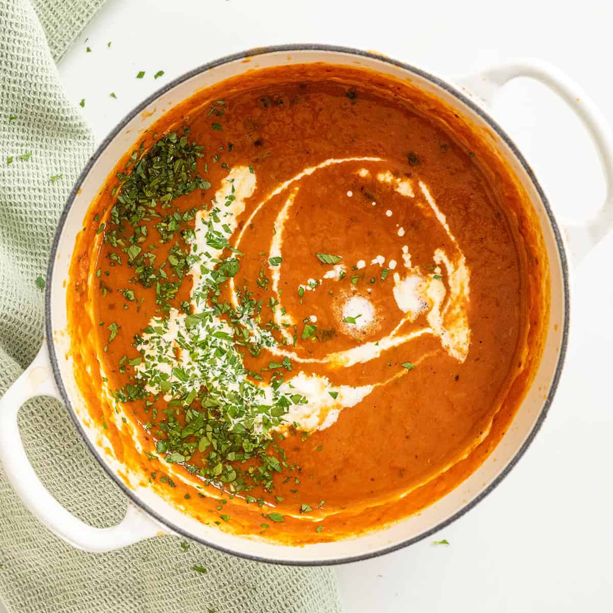 Homemade Roasted Red Pepper Soup