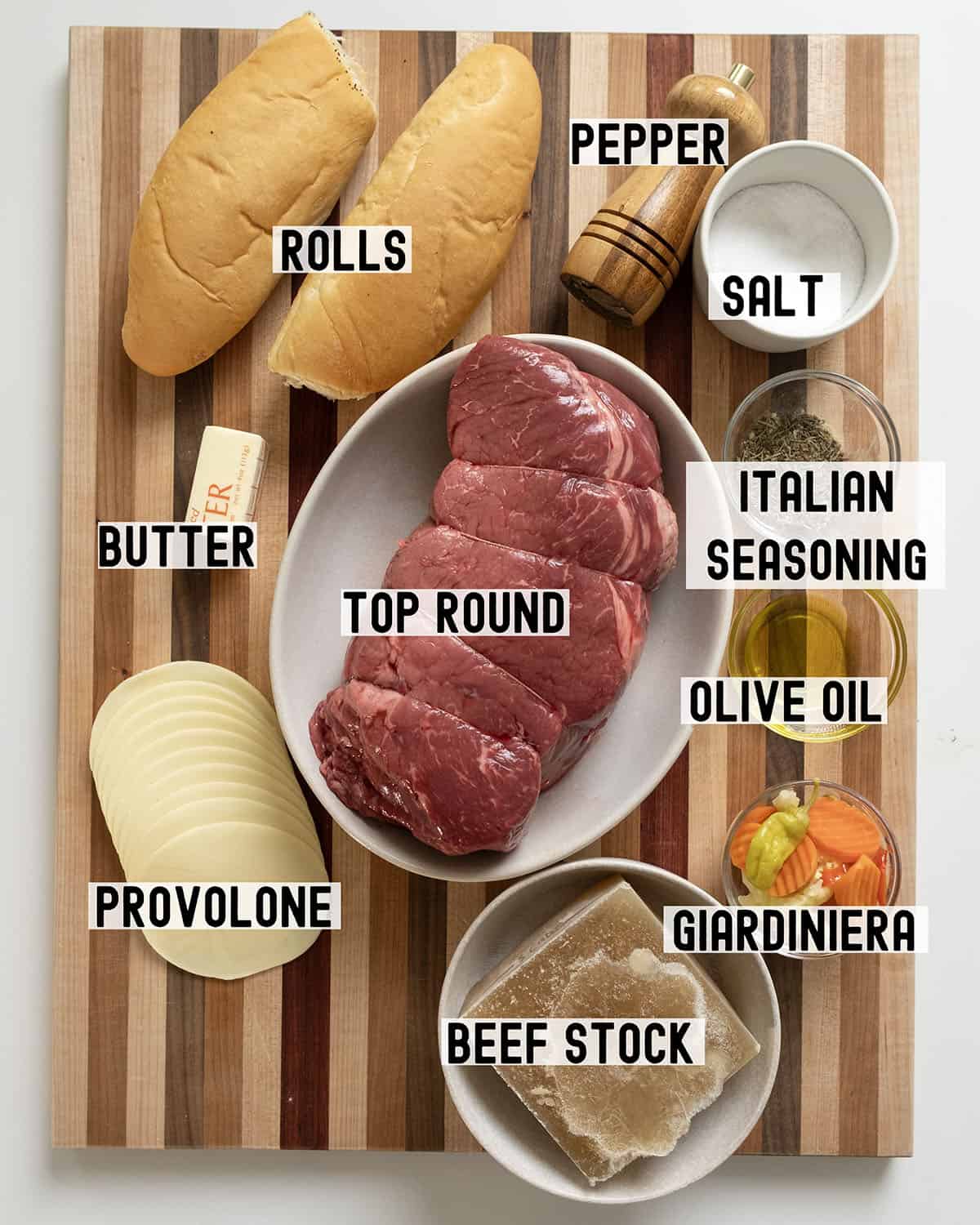 Ingredients for the recipe.