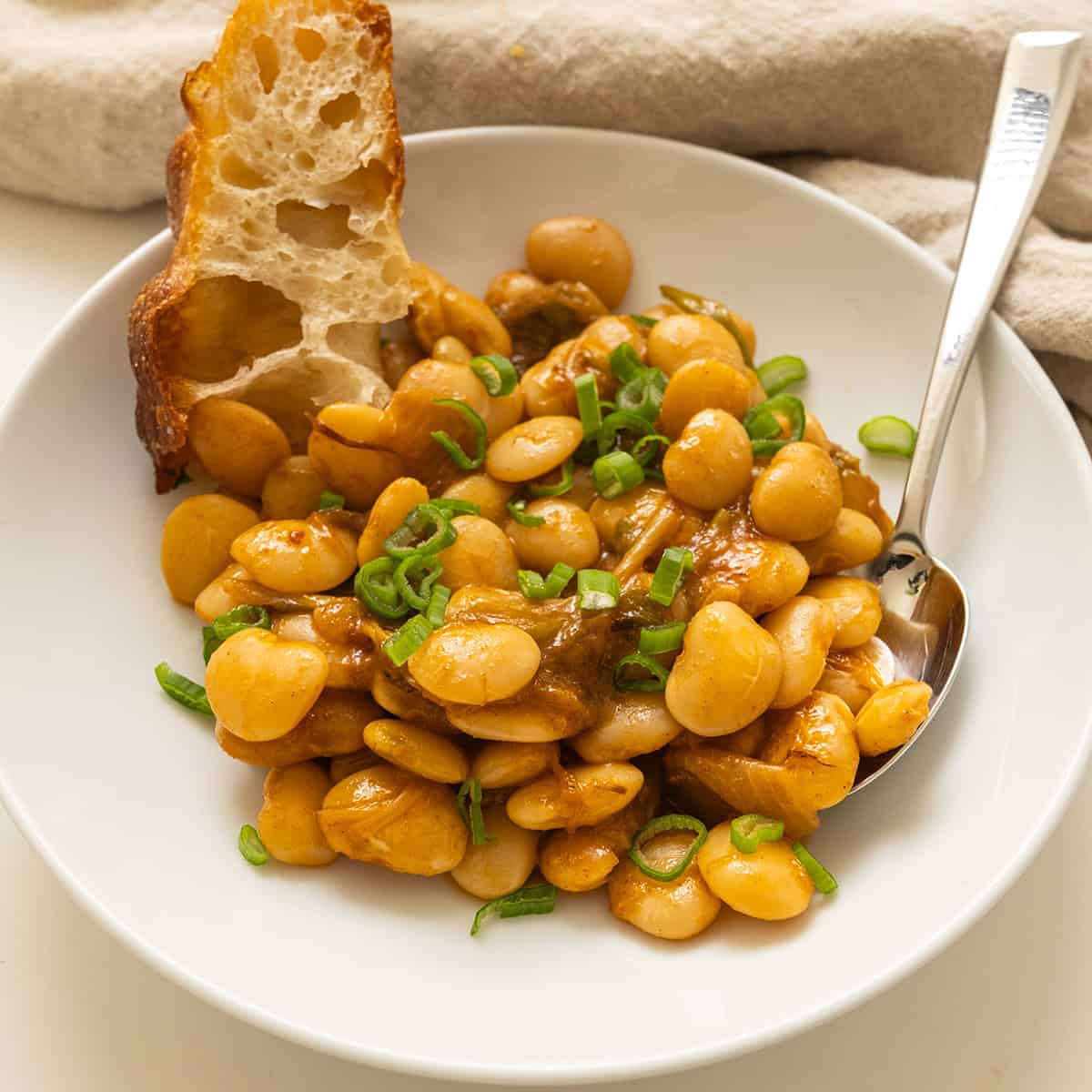 Stewed Italian Broad Beans (Fava Beans)