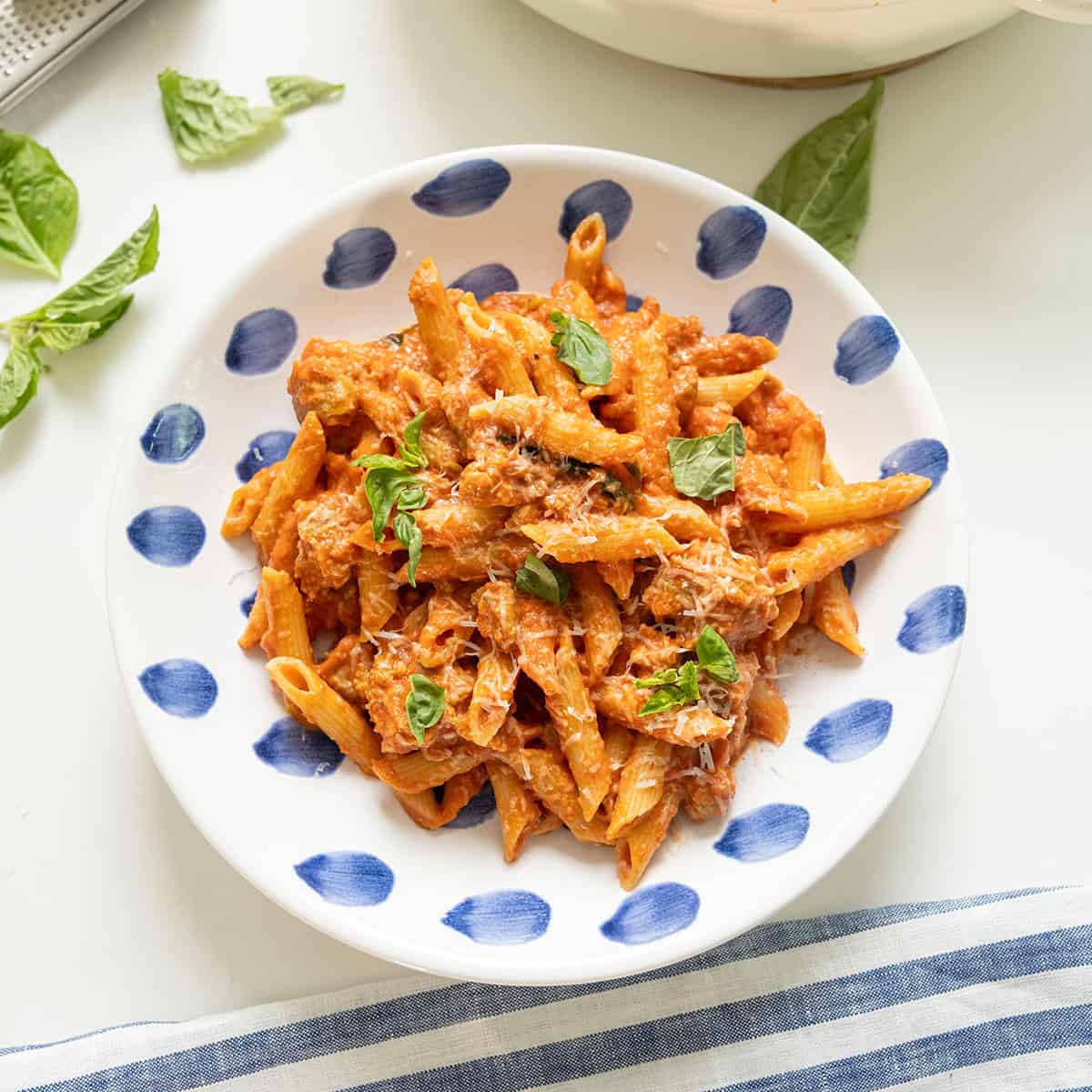 Italian Pink Sauce with Sausage