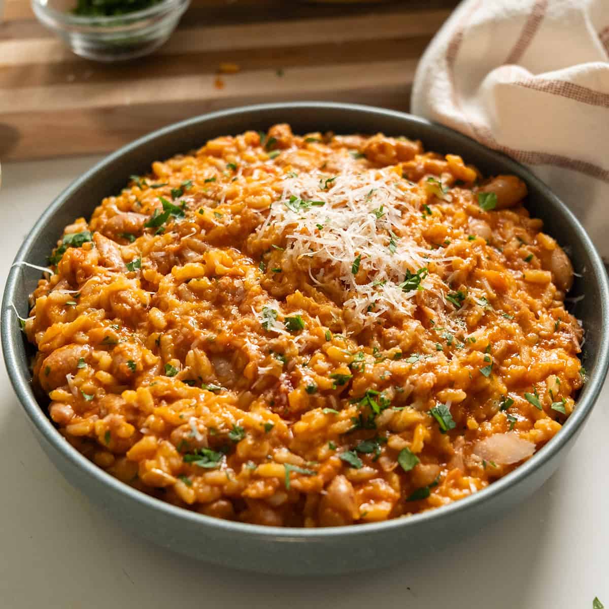 Italian Rice and Beans (Riso e Fagioli)