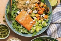 Honey-Lime Salmon Quinoa Power Bowl