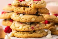 Decadent Gluten-Free Raspberry White Chocolate Cookies