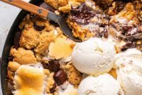 Decadent S’Mores Cookie Skillet