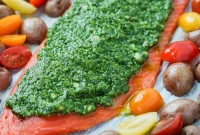 One-Pan Whole30 Pesto Salmon