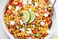 Vibrant Mexican Street Corn and Tomato Salad