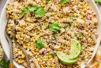 Elote Inspired Protein Pasta Delight