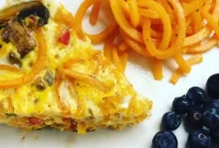 Golden Butternut Noodle Frittata