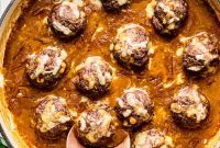 Simple French Onion Meatballs in Savory Gravy