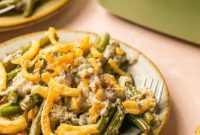 Golden Topped Gluten Free Green Bean Casserole