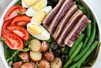 Elegant Whole30 Nicoise Salad with Champagne Vinaigrette