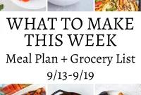 Your Weekly Meal Plan for September 13-19