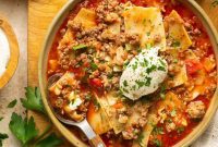 Effortless Gluten-Free Dairy-Free Lasagna Soup