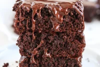 Decadent Paleo Thin Mint Brownies