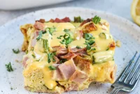 Effortless Gluten and Dairy Free Overnight Eggs Benedict Bake
