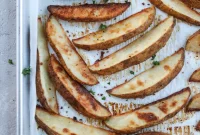 Perfectly Crispy Baked Potato Wedges Whole30 and Gluten-Free