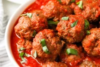 Perfectly Baked Prosciutto Meatballs Paleo Whole30
